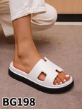 Klapki damskie BG198.WHITE (36/41,12par)