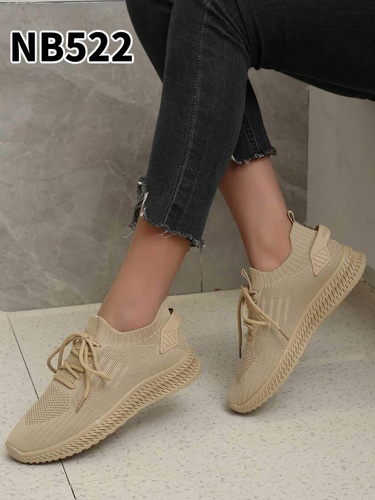 Buty sportowe damskie 7ANB522.BEIGE (36/41,12par)