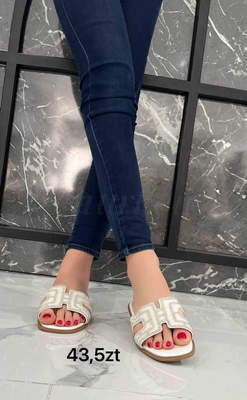 Klapki damskie 7AB035.WHITE (36/41,12par)