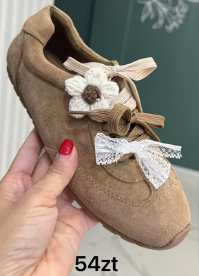 Buty sportowe damskie 9827.BEIGE (36/41,12par)