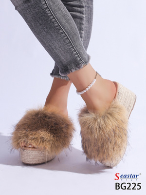 Klapki damskie BG225.KHAKI (36/41,12par)