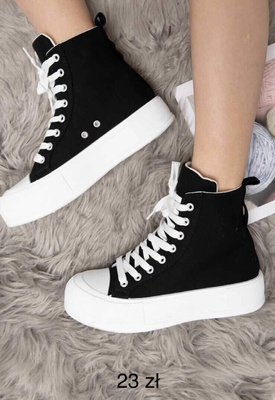 Trampki damskie LH80.BLACK (36/41,12par)