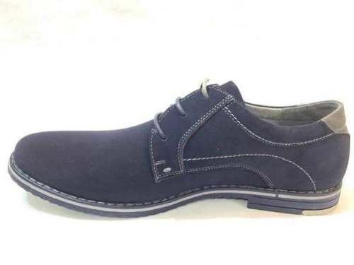 Półbuty męskie AB128-4.NAVY/GREY (40/45,8par)