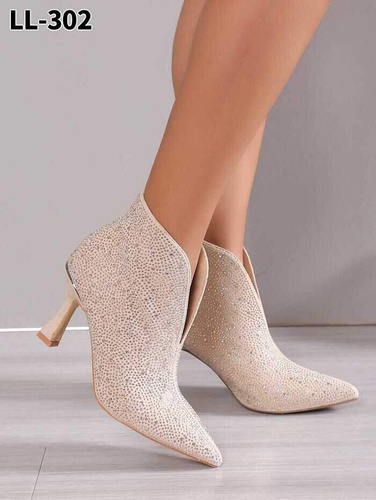 Botki damskie 7ALL302.BEIGE (36/41,12par)