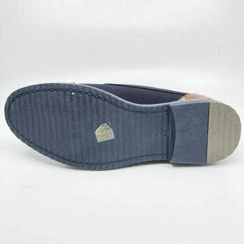 Półbuty męskie AB129-2.NAVY/BROWN (40/45,8par)