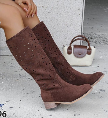 Kozaki damskie NS596.BROWN (36/41,12par)