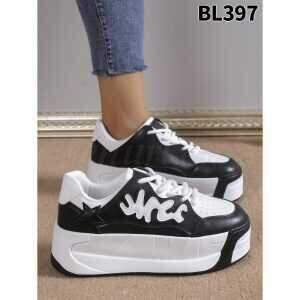 Buty sportowe damskie  7ABL397.BLACK    (36/41,12par)