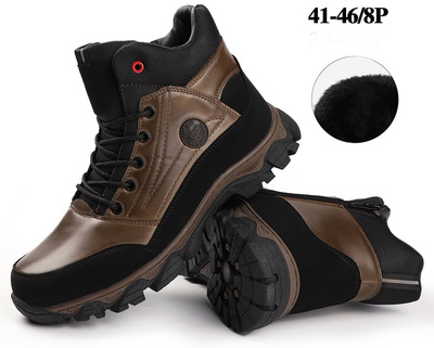 Trzewiki męskie W8001-D.BROWN (41/46,8par)