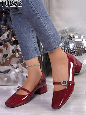 Czółenka damskie   7ATU272.WINE    (36/41 12par)