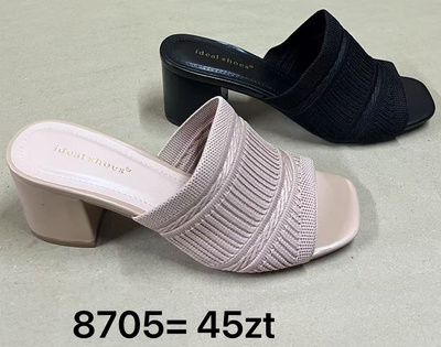 Klapki damskie 8705.KOLORDOWYBORU (36//41,12par)