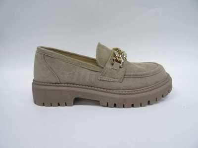 Mokasyny damskie 7AE7203-3.KHAKI (36/41,12par)