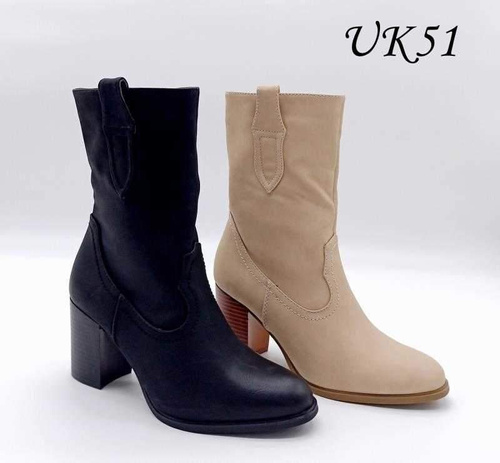 Botki damskie 7AUK51.BLACK (36/41,12par)