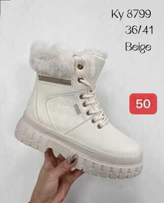 Trzewiki damskie 7AKY8799.BEIGE (36/41,12par)