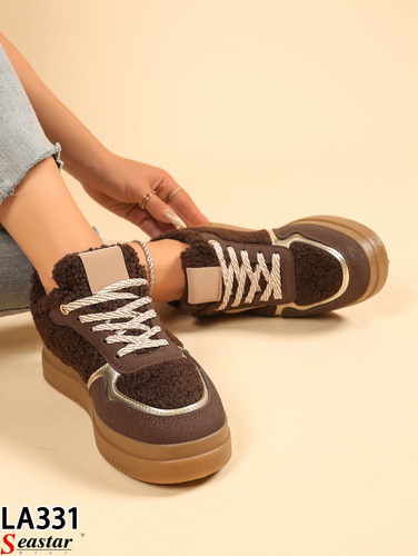 Buty sportowe damskie LA331.BROWN (36/41,12par)