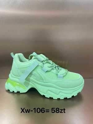 Buty sportowe damskie 7AXW-106.GREEN (36/41,12par)