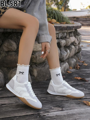 Buty sportowe damskie BL581.WHITE (36/41,12par)