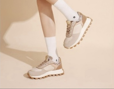 Buty sportowe damskie  7A309-24.KHAKI (36/41,12par)