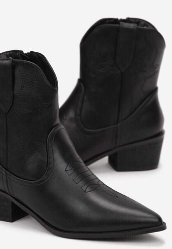 Botki damskie ocieplane 9988-2.BLACK (36/41,12par)