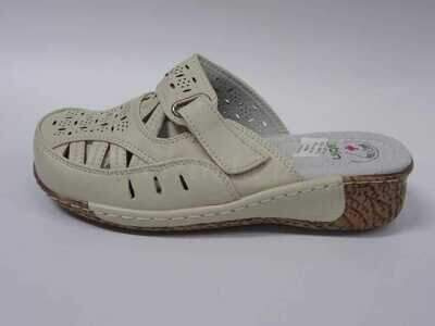 Klapki damskie 7AB25-5.BEIGE (36/42,12par)