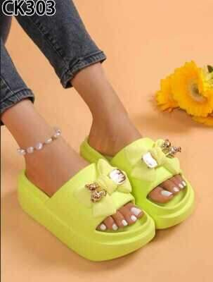 Klapki damskie 7ACK303.YELLOW (36/41,12par)