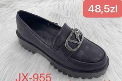 Półbuty damskie 7AJX-955.BLACK (36/41,12par)