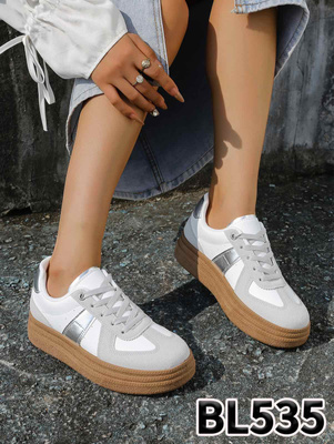 Buty sportowe damskie BL535.SILVER (36/41,12par)