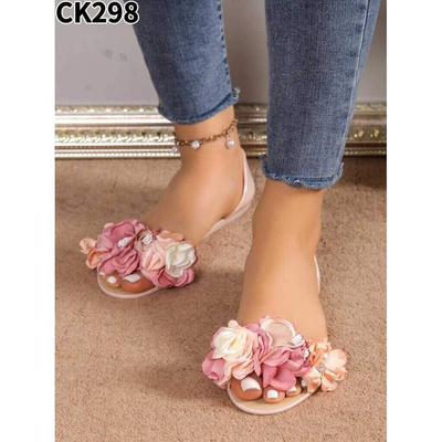 Klapki damskie CK298.BEIGE (36/41,12par)