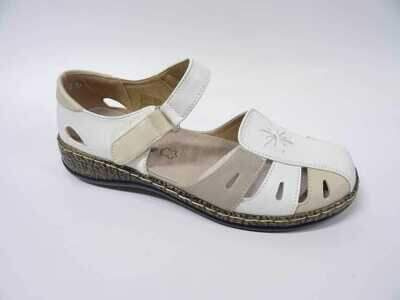 Balerinki damskie 7A9518-3.WHITE (36/41,12par)