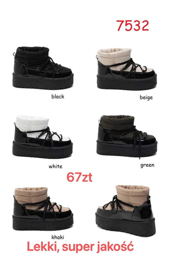 Botki damskie 7A7532.GREEN (36/41,12par)