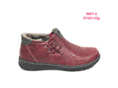 Botki damskie ocieplane 7A9667-4.RED (36/41,12par)