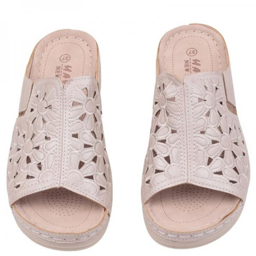 Klapki damskie DE203-8.BEIGE (36/41,12par)