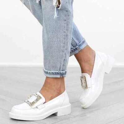 Mokasyny damskie 7ANC1258.WHITE (36/41,12par)