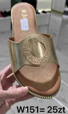 Klapki damskie 7AW151.GOLD (36/41,12par)