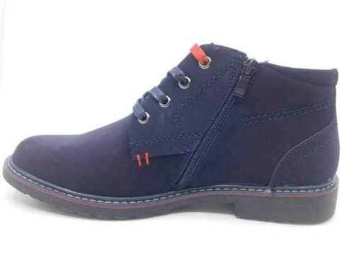 Trzewiki męskie A2010-15.NAVY/RED (41/46,8par)