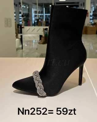 Botki damskie 7ANN252.BLACK (36/41,12par)