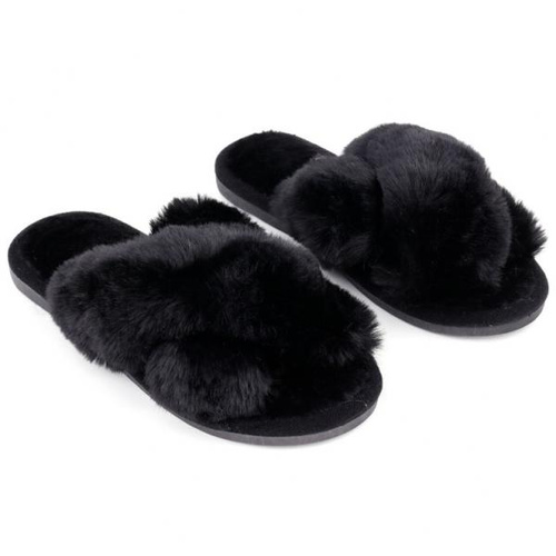Kapcie damskie KP20-4.BLACK (36/41,12par)