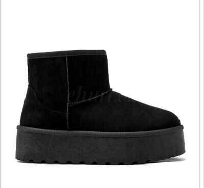 Botki damskie ocieplane  7ATL241.BLACK   (36/41,12par)