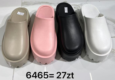 Klapki damskie 6465.KOLORDOWYBORU (36/41,12par)