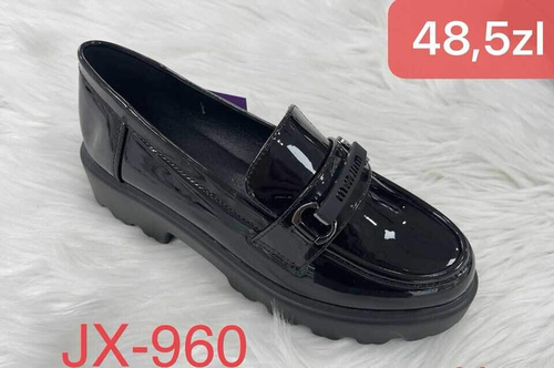 Półbuty damskie 7AJX-960.BLACK (36/41,12par)