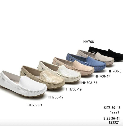 Balerinki damskie 7AHH708-19.GOLD (36/41,12par)