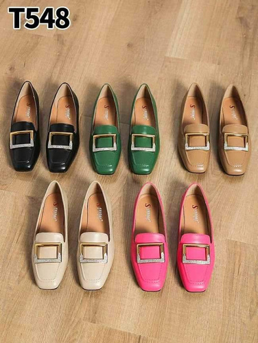 Balerinki damskie 7AT548.KHAKI (36/41,12par)