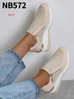 Buty sportowe damskie 7ANB572.BEIGE (36/41,12par)