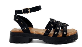 Sandały damskie  7A925-10.BLACK  (36/41,12par)