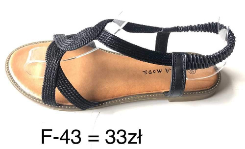 Sandały damskie 7AF-43.BLACK (36/41,12par)