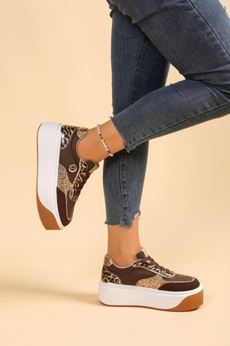 Buty sportowe damskie 7ABL621.BROWN  (36/41,12par)