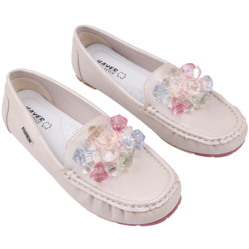 Mokasyny damskie MH23-16.BEIGE (36/41,12par)