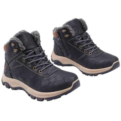 Trzewiki damskie B207B-3.NAVY/BROWN (36/41,8par)