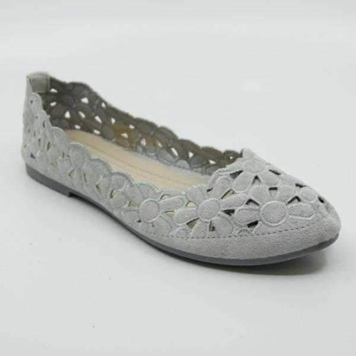 Balerinki damskie F27-2.SILVER (36/41,12par)