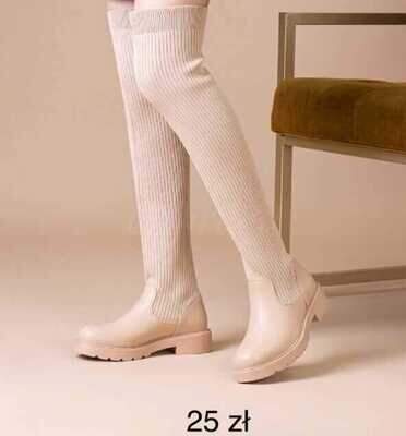 Kozaki damskie  7AHQ327.KHAKI (36/41,12par)