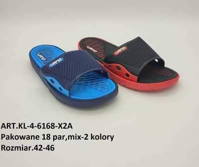 Klapki męskie 9A6168-X2A.MIX (42/46,18par)